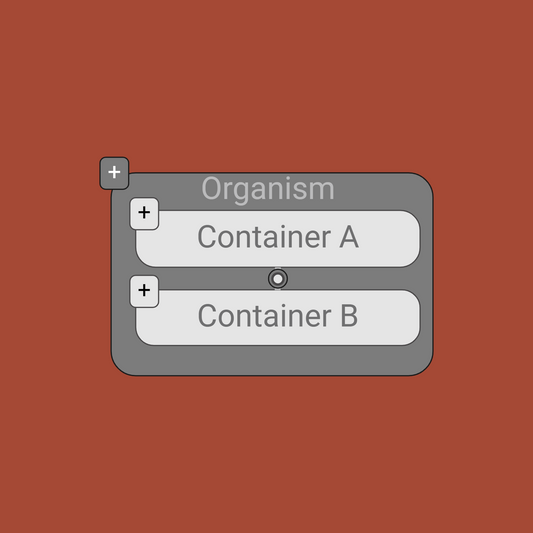 A Two Container Model